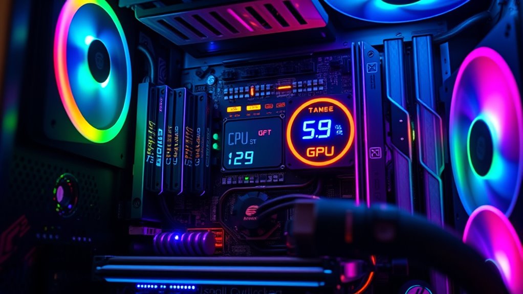 monitor system temperatures carefully