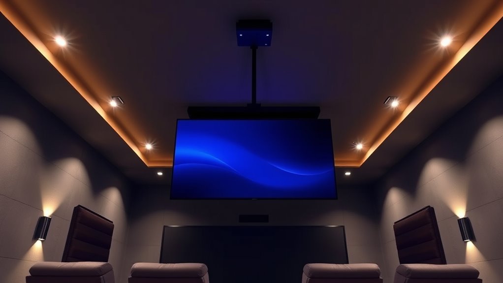 mounting considerations for ceiling tvs