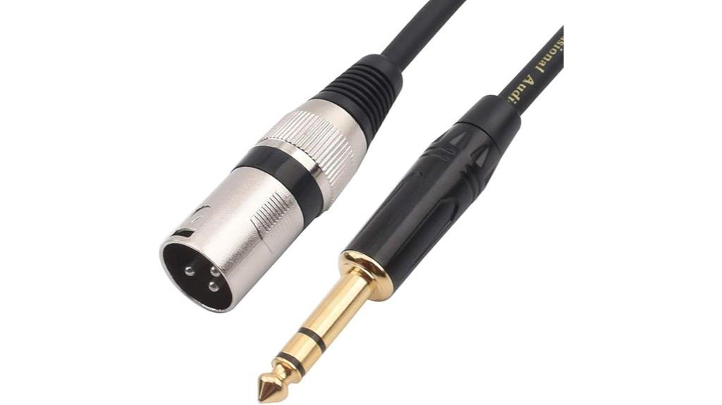 quarter inch trs to xlr