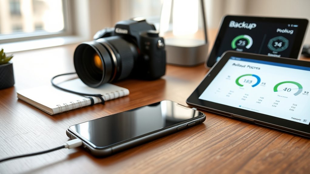 regular backup and organization