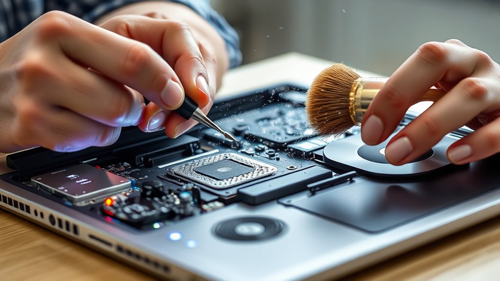 regular internal component cleaning