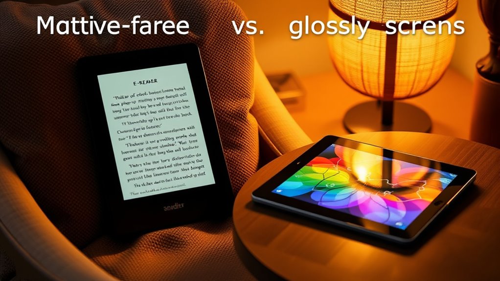 screen technology influences reading comfort