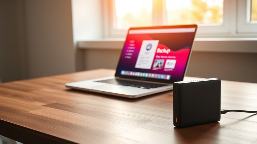 simple quick backup setup