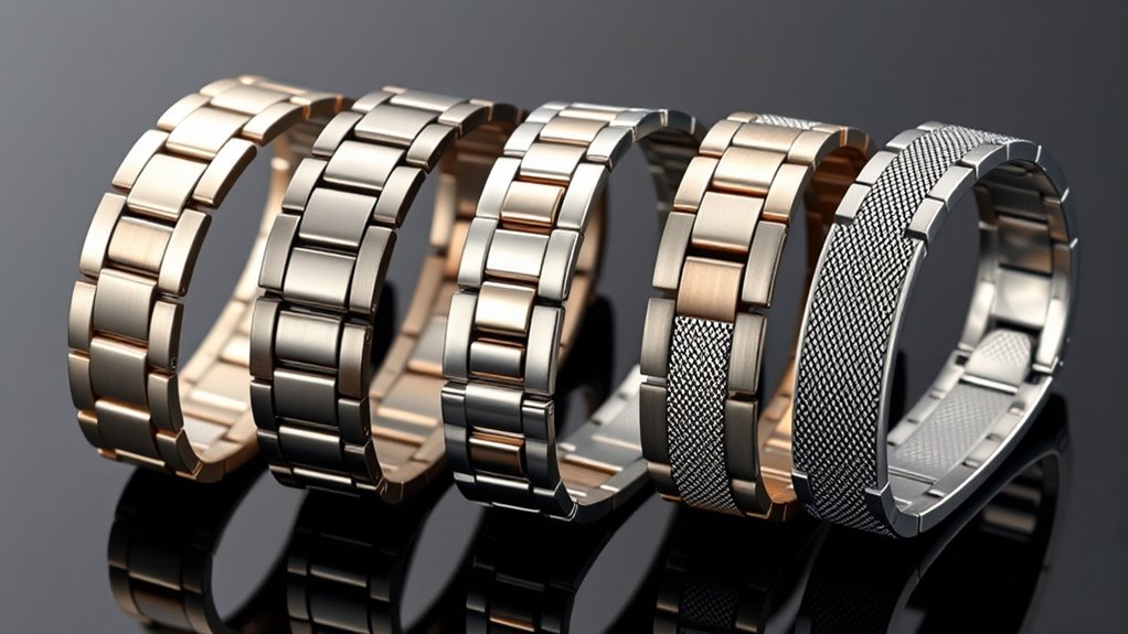 stylish durable metal bracelets