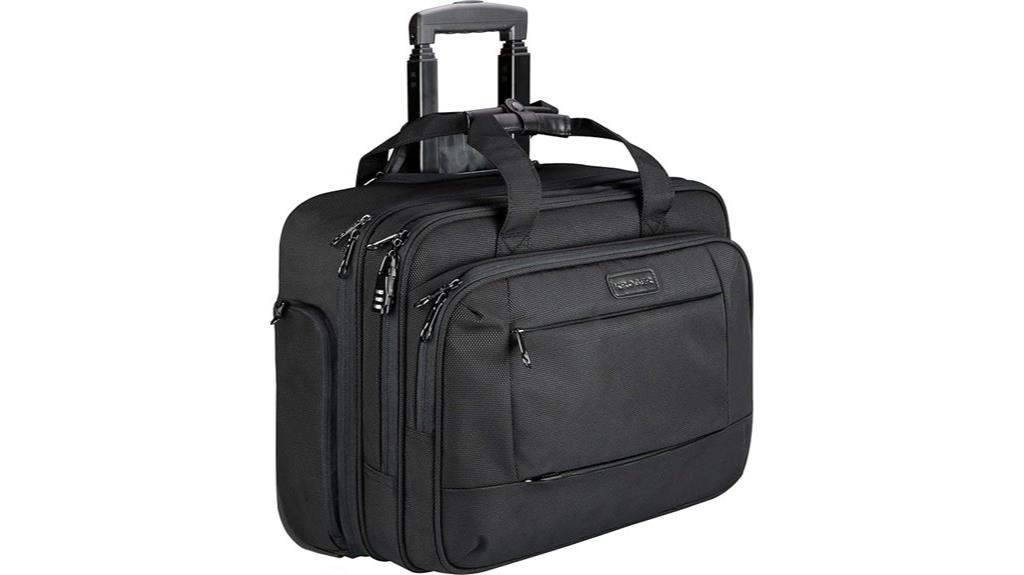 stylish rolling laptop bag