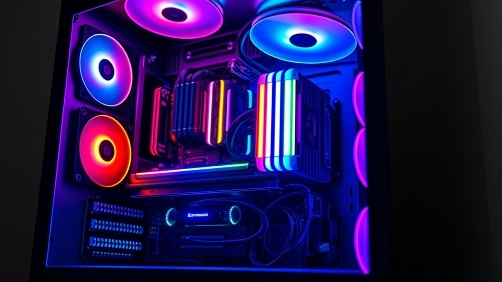 stylish ventilated gaming case