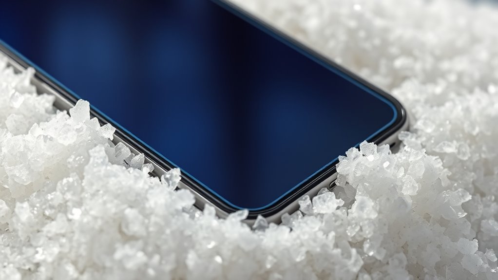 submerge in desiccants overnight