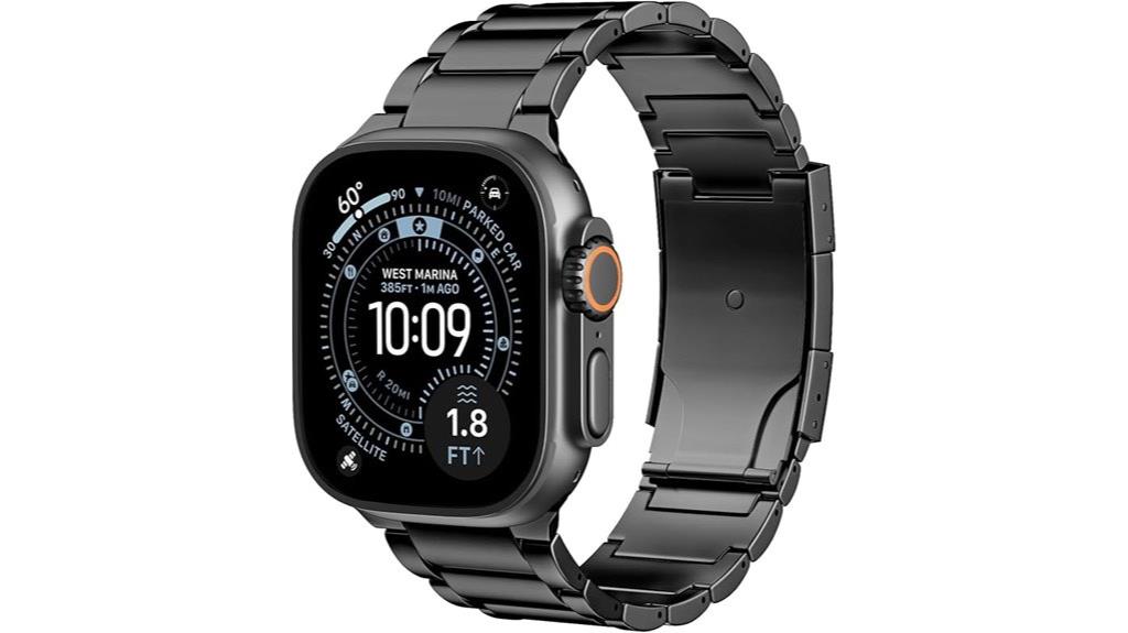 titanium apple watch band
