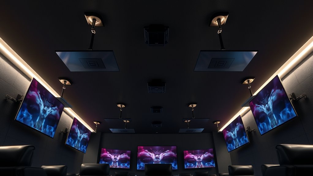 top ceiling tv mounts