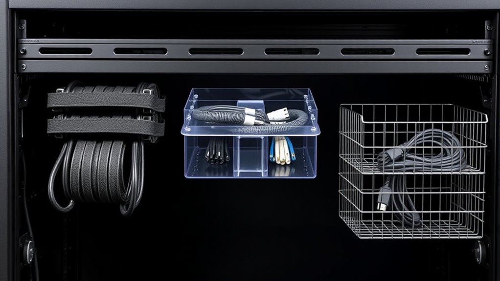 top rackmount cable management