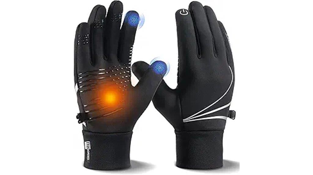 touchscreen windproof thermal gloves