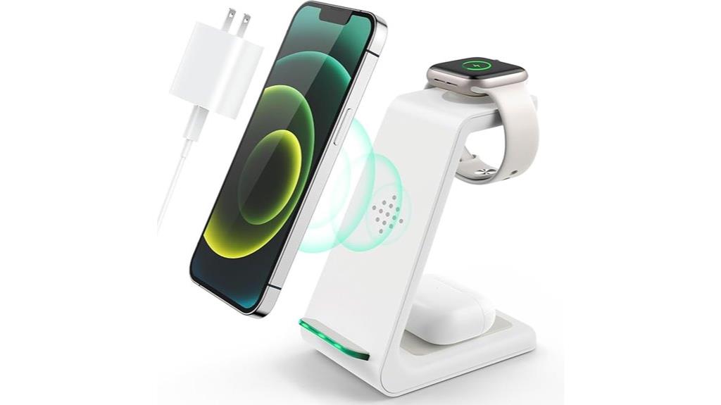 triple device wireless charger