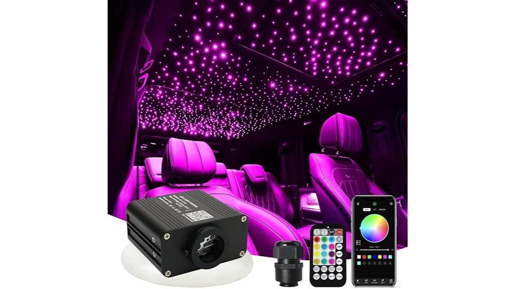 upgraded fiber optic ceiling