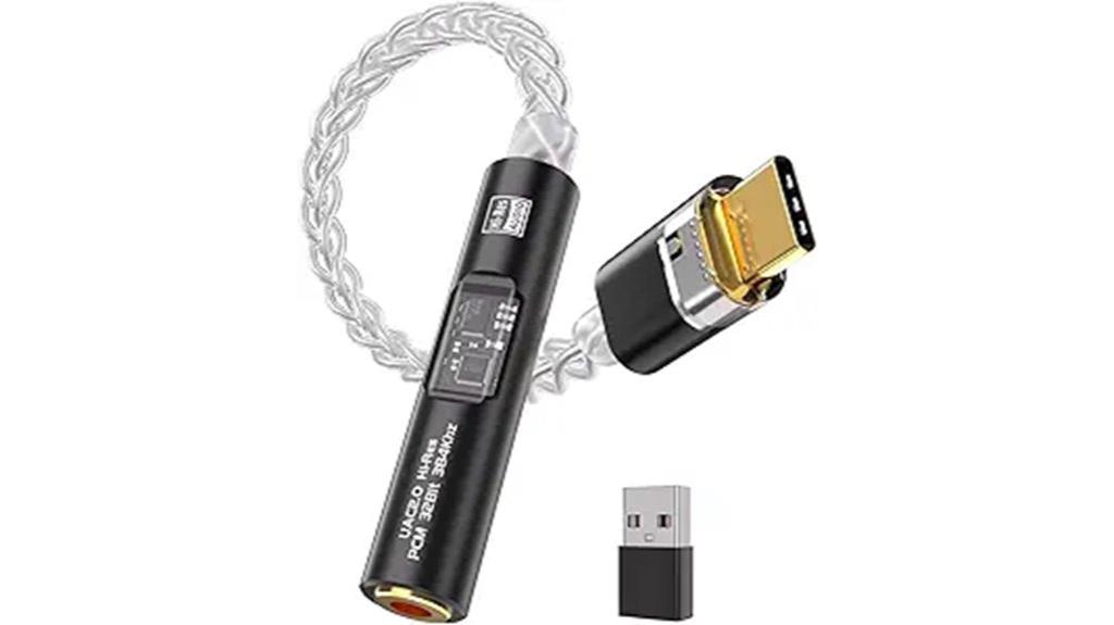 usb c dac audio adapter