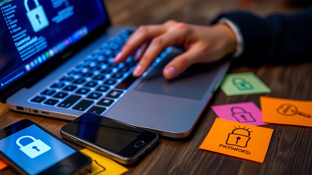 use complex unique passwords