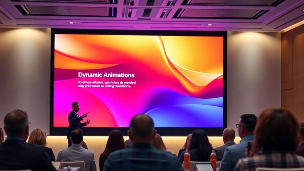 use subtle purposeful animations