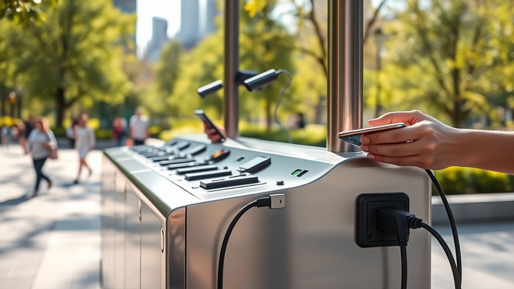 use trusted charging stations