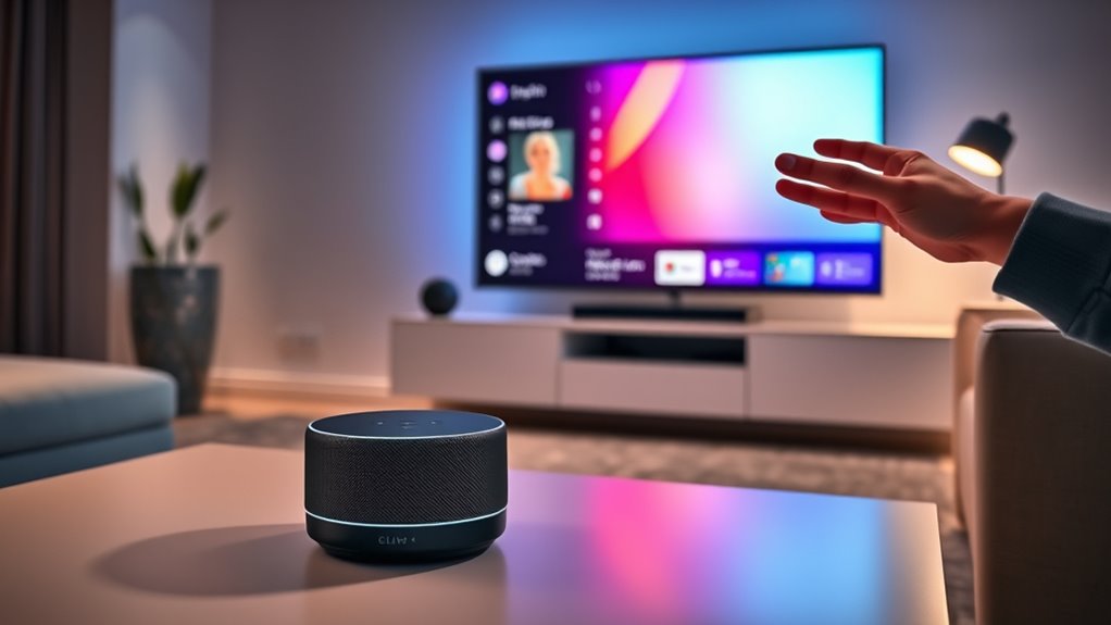 voice activated media control