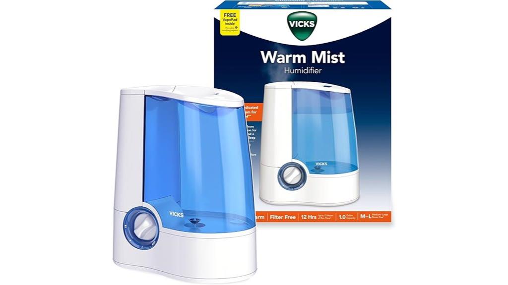 warm mist humidifier large rooms