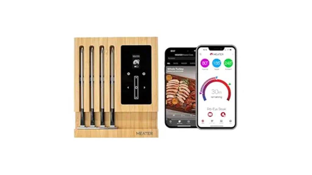 wifi enabled four probe meat thermometer