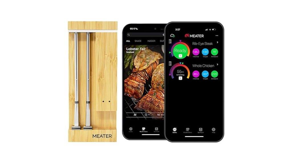 wireless dual meat thermometer