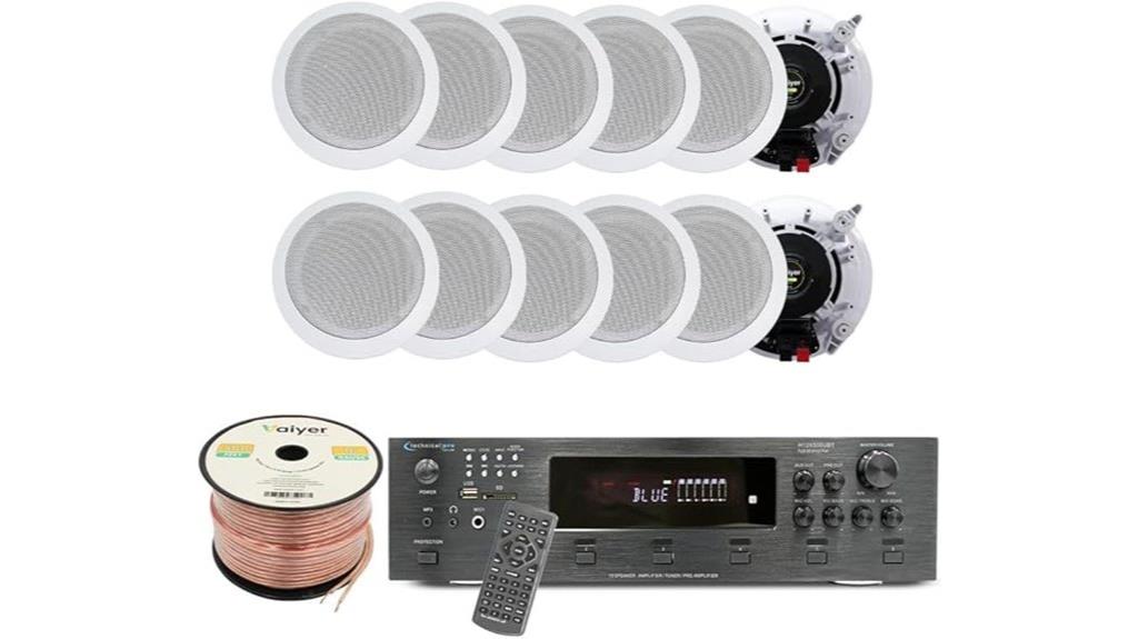 wireless in wall speaker system