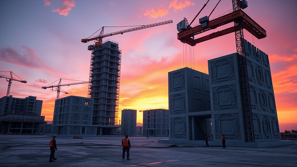 rapid on site automated construction