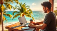 work remotely while traveling