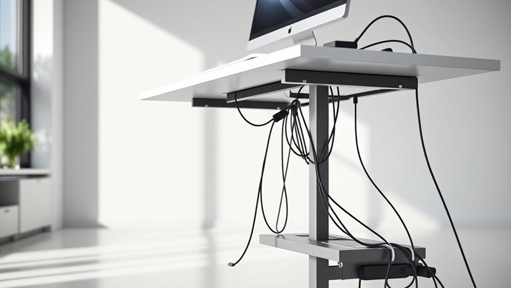 desk cable management considerations