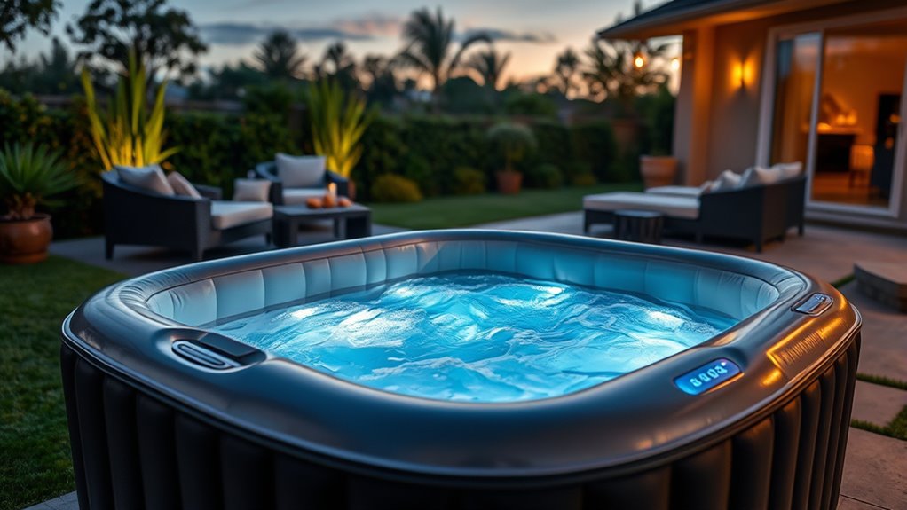 hot tub size efficiency durability
