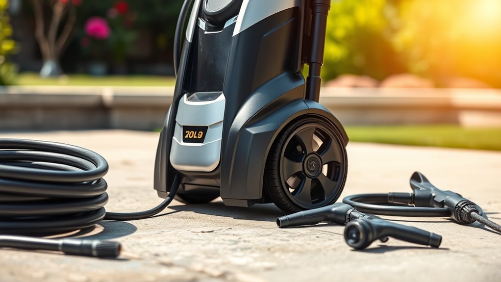 key pressure washer features