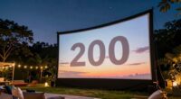 top 200 inch outdoor screens