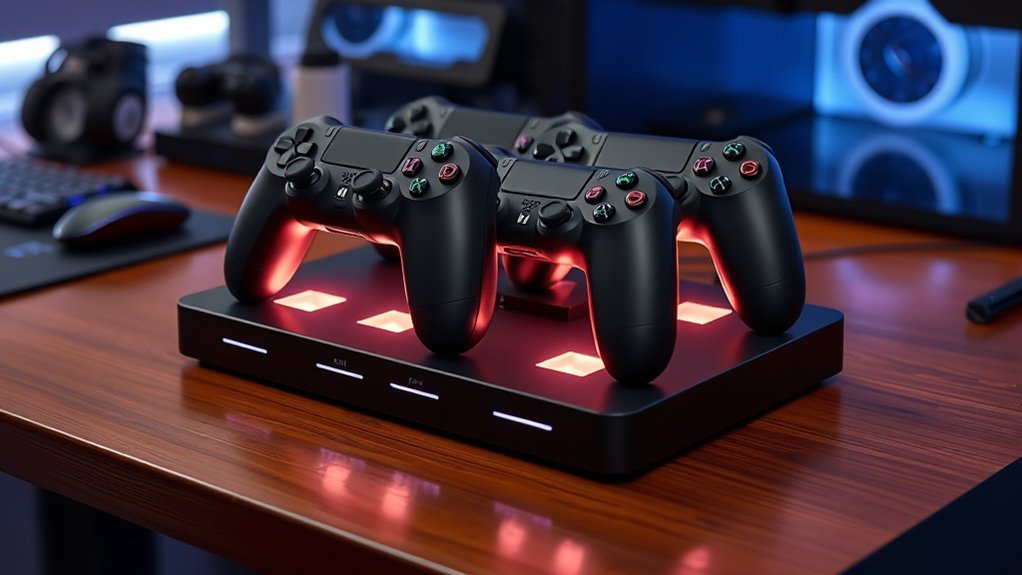 top console charging stations