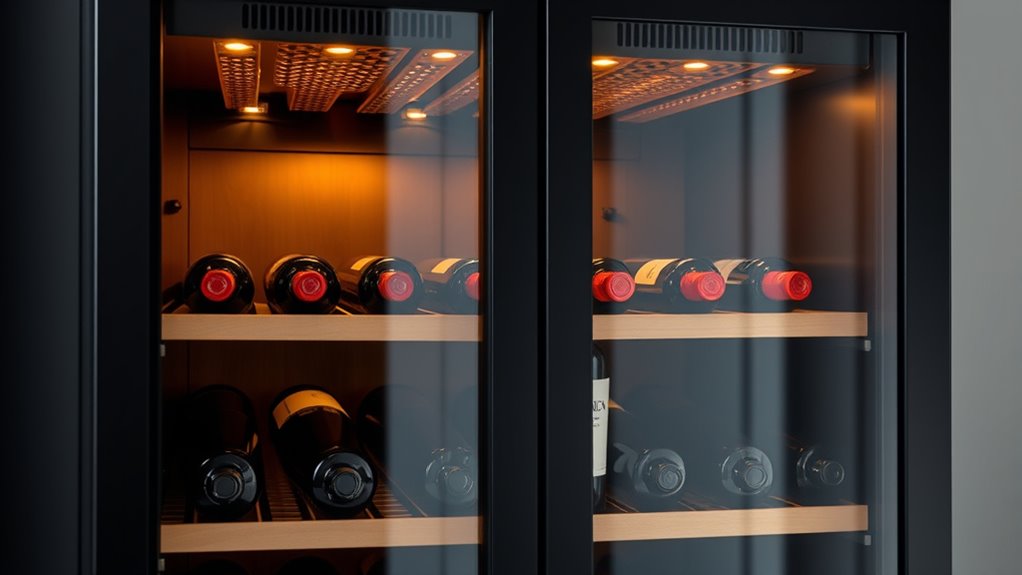 top dual zone wine coolers