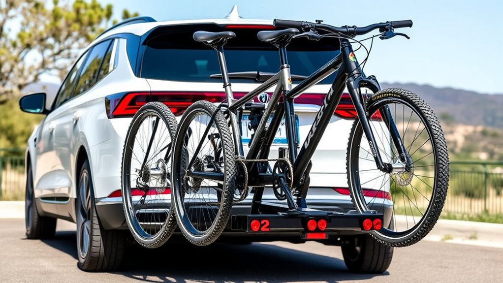 top hitch mount ebike racks
