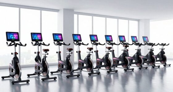 top indoor bikes with screens
