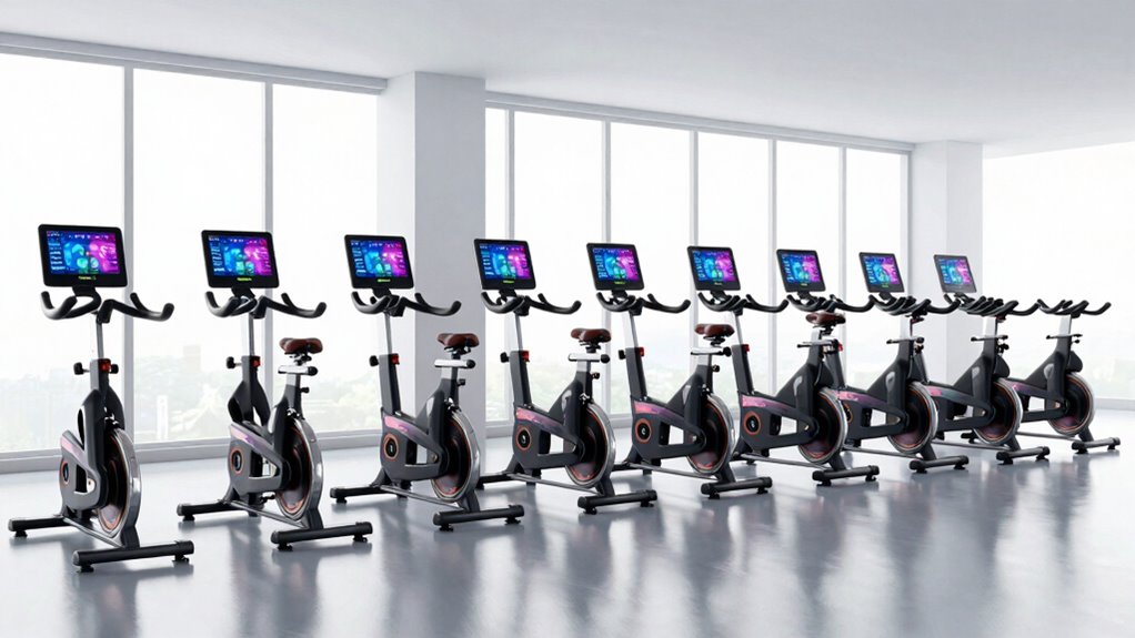 top indoor bikes with screens