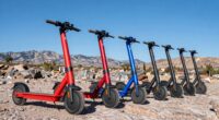 top off road electric scooters