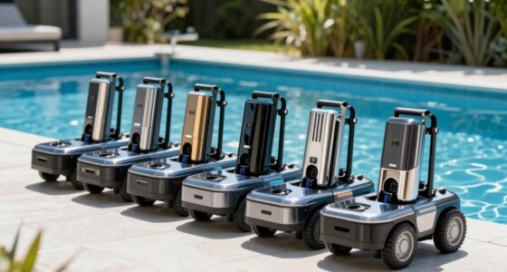 top pool robot caddy carts