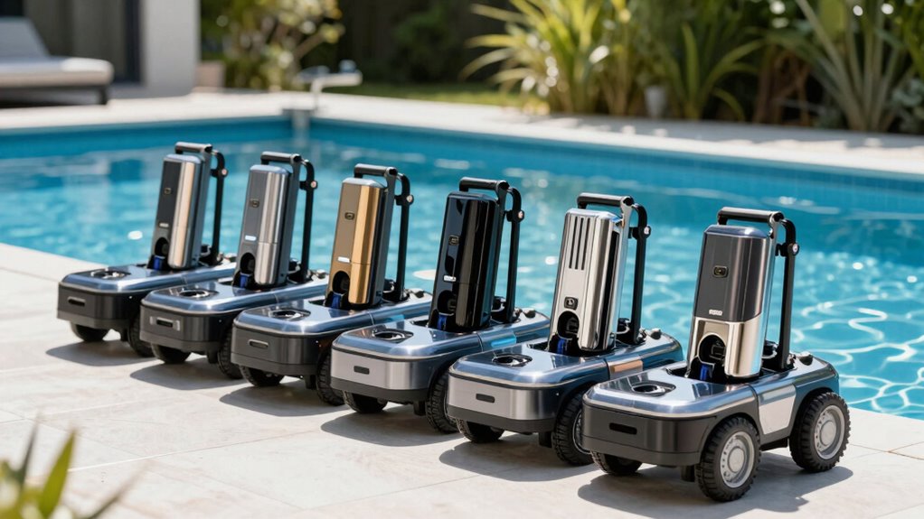 top pool robot caddy carts