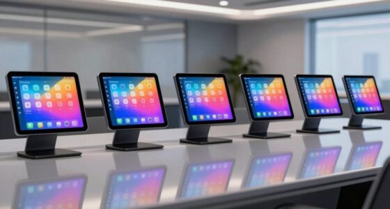 top room booking display tablets