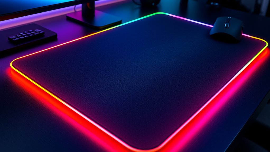 top xl rgb gaming mouse pads