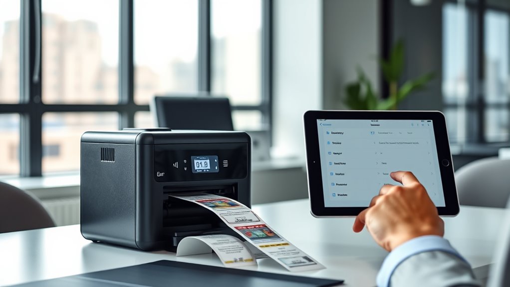 wireless office label printer