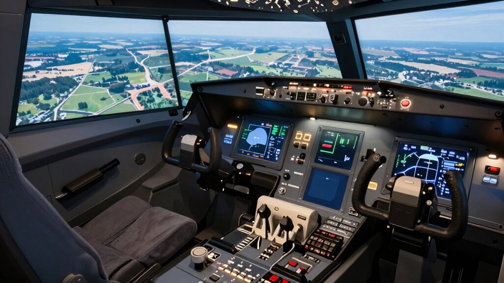 dedicated flight simulation equipment