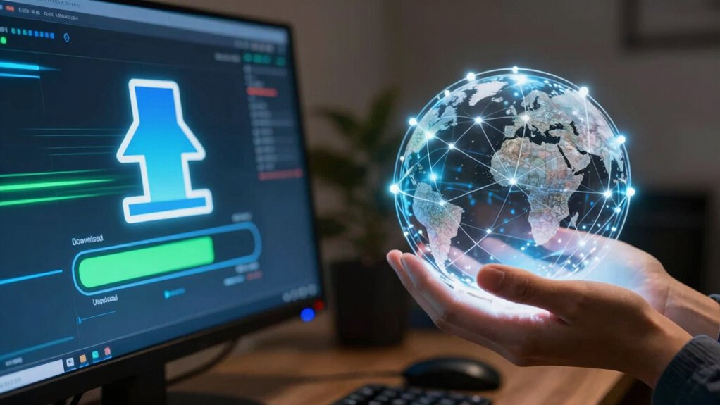 download vs upload speeds