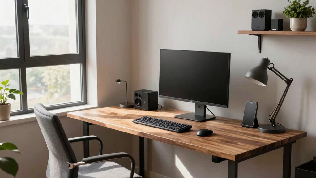 optimized ergonomic workspace setup