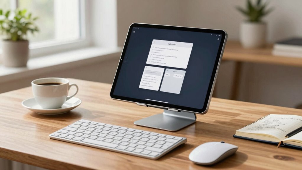optimized work and study setup