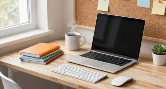 organized comfortable efficient workspace