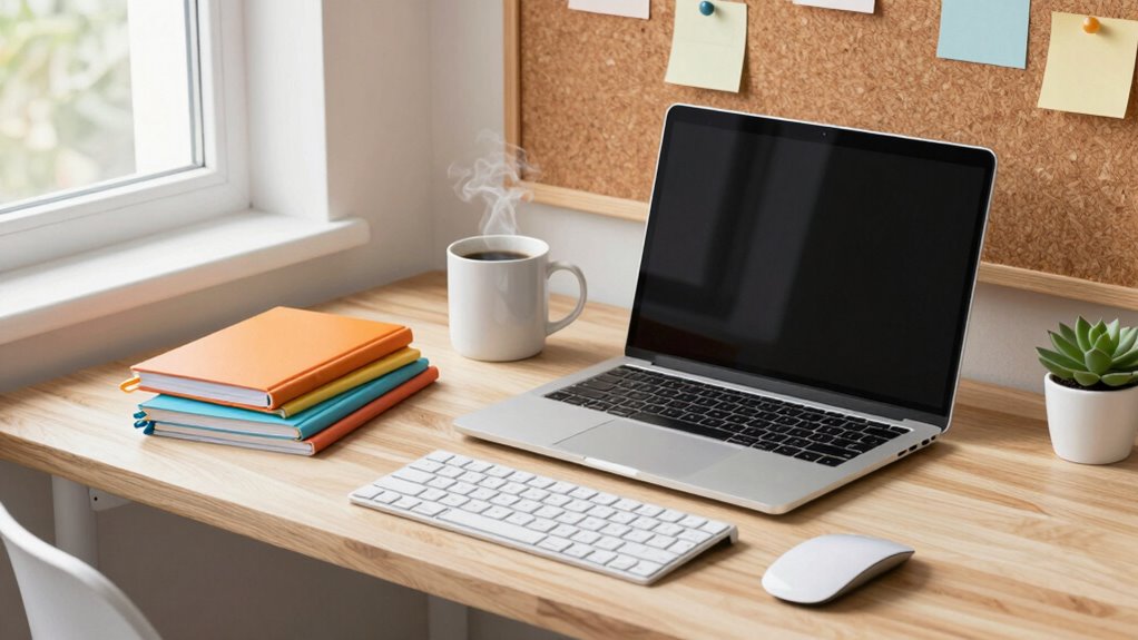 organized comfortable efficient workspace