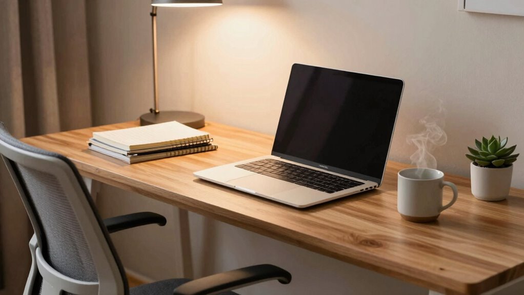 organized ergonomic productive workspace